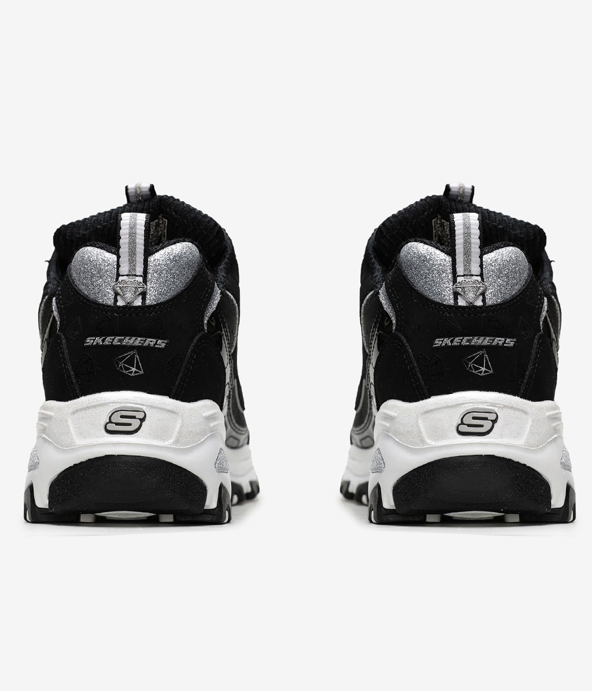Skechers D'Lites-Style Revamp Kadın Spor Ayakkabısı 12242-BKW