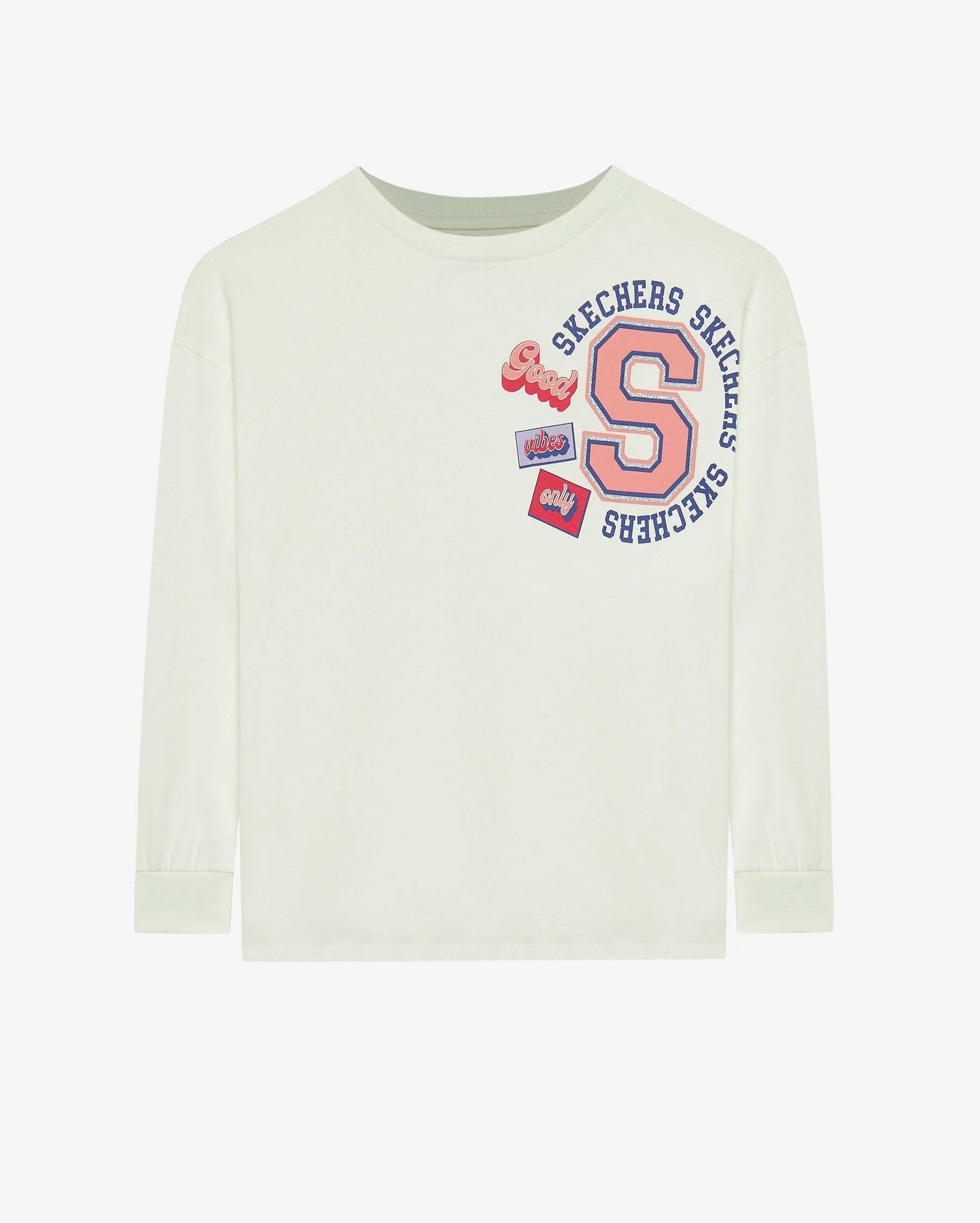 Skechers G Graphic Tee Long Sleeve T-Shirt Çocuk Tişört SK242058