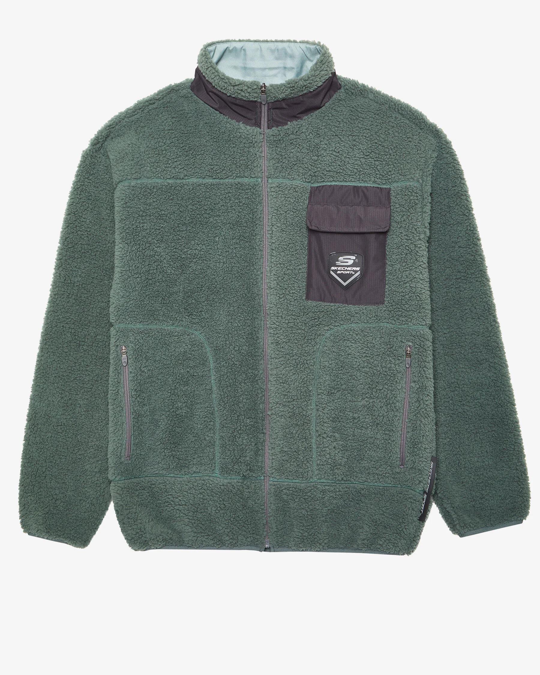 Skechers M Outdoor Fleece Full Zip Sherpa Erkek Tişört S242184