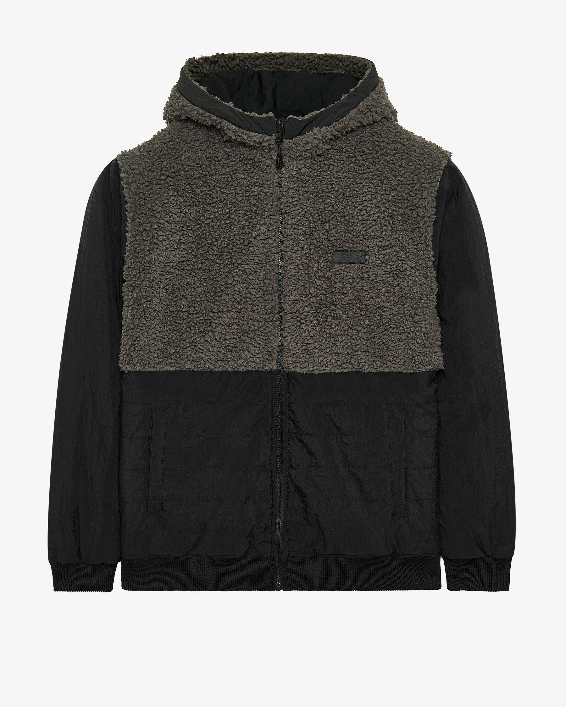 Skechers M Outdoor Fleece Reversible Full Zip Sherpa Erkek Ceket S242252