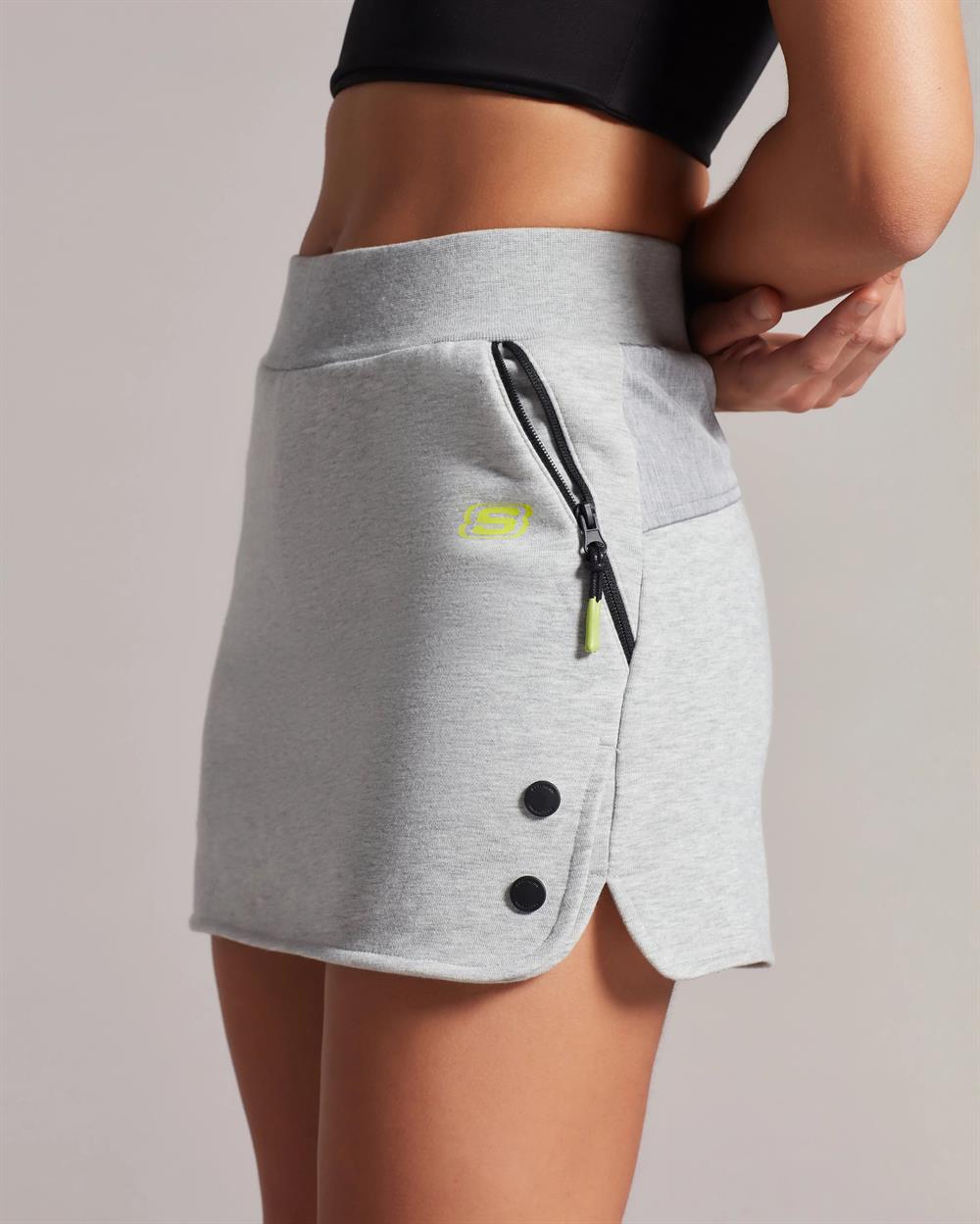 Skechers W Lw Fleece Fabric Block Skirt Short Kadın Şort S231013-036 |  Gözde Spor