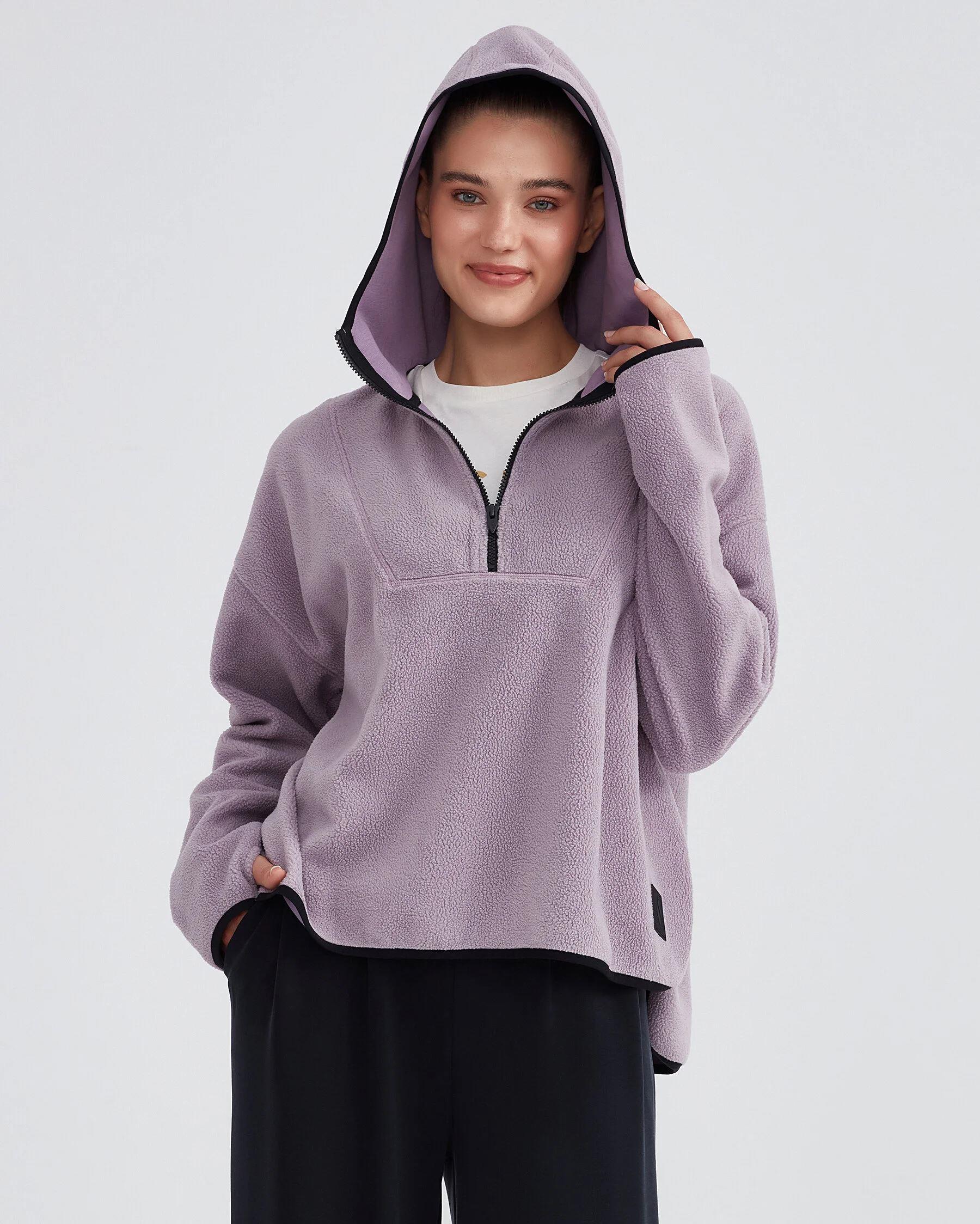 Skechers W Outdoor Fleece Half Zip Sherpa Kadın Polar S232297