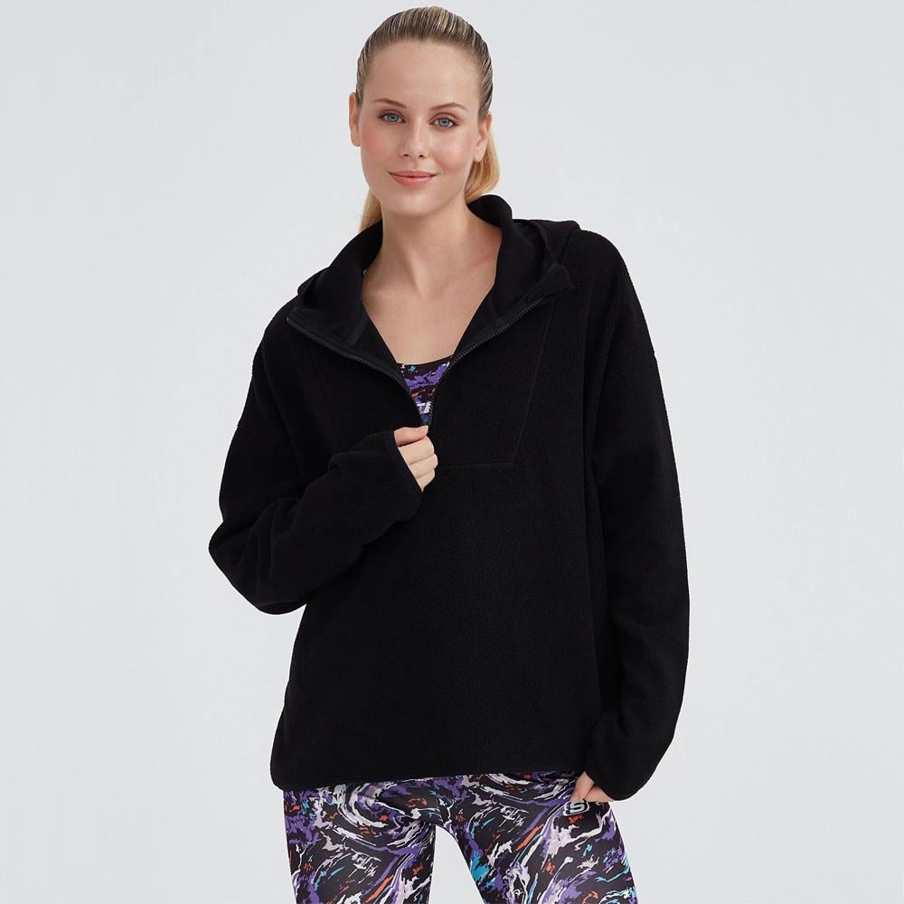 Skechers W Outdoor Fleece Half Zip Sherpa Kadın Polar