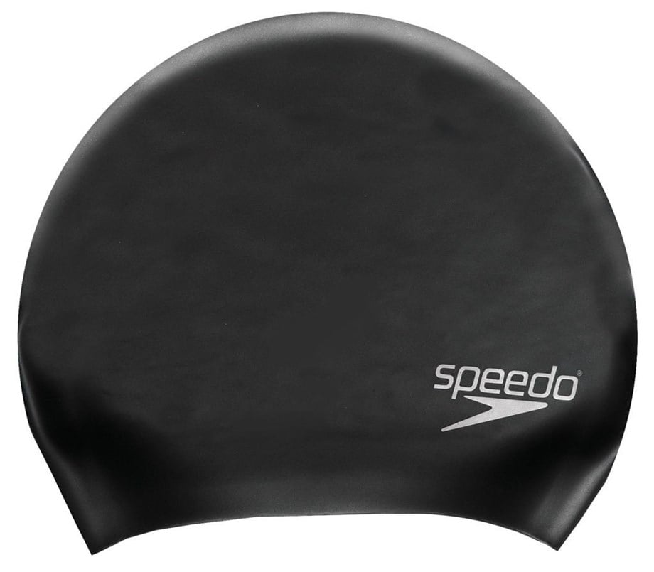 Speedo Long Hair Cap Au Black Unisex Bone