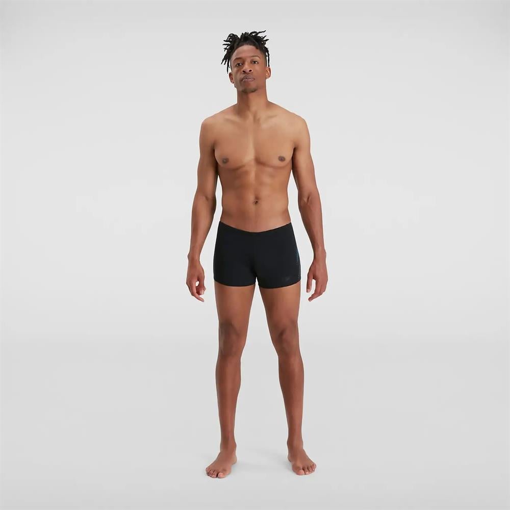 Speedo Tech Pnl Asht Am Blk/Chrcl Erkek Mayo