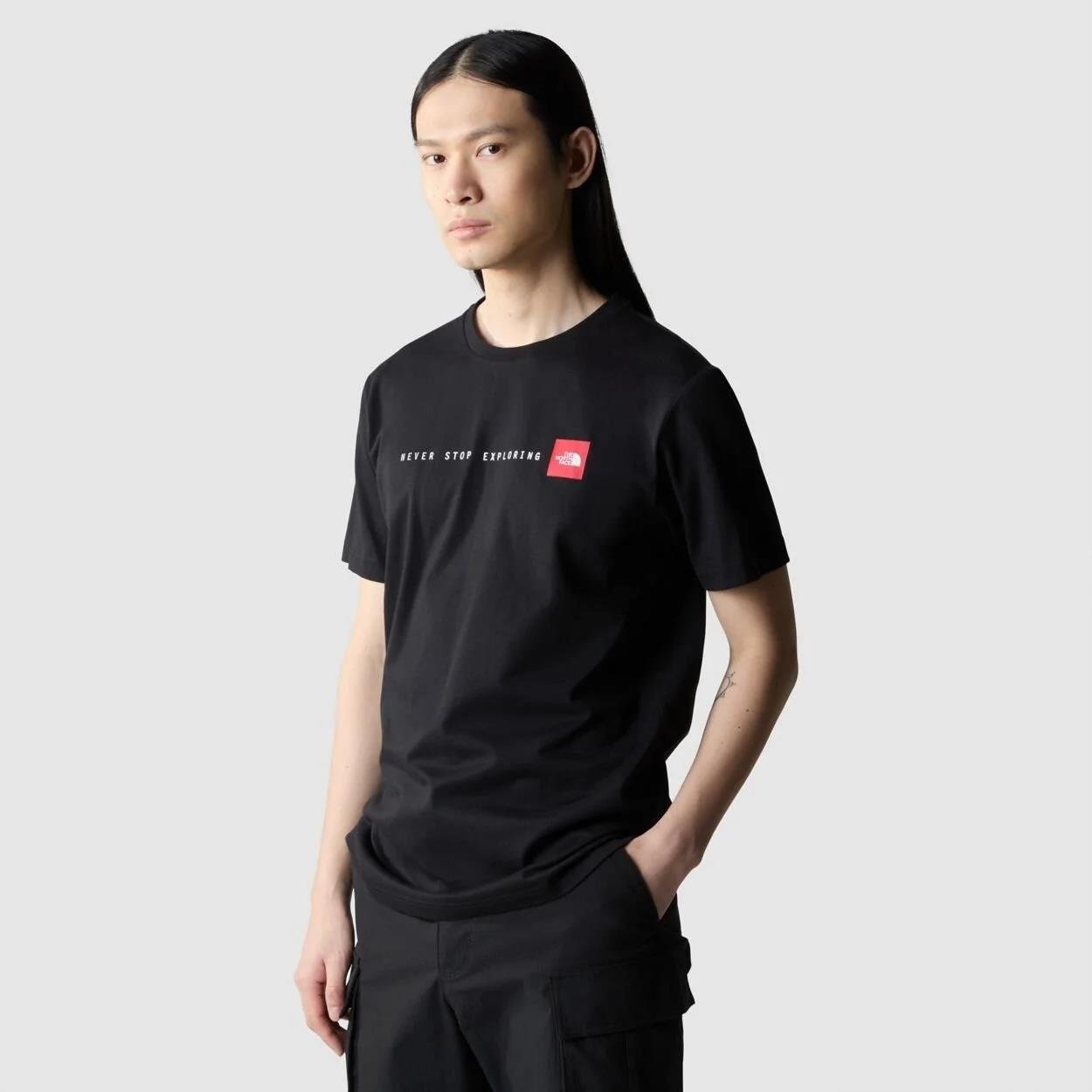 The North Face M S/S Never Stop Exploring Tee Erkek Tişört NF0A87NSJK31