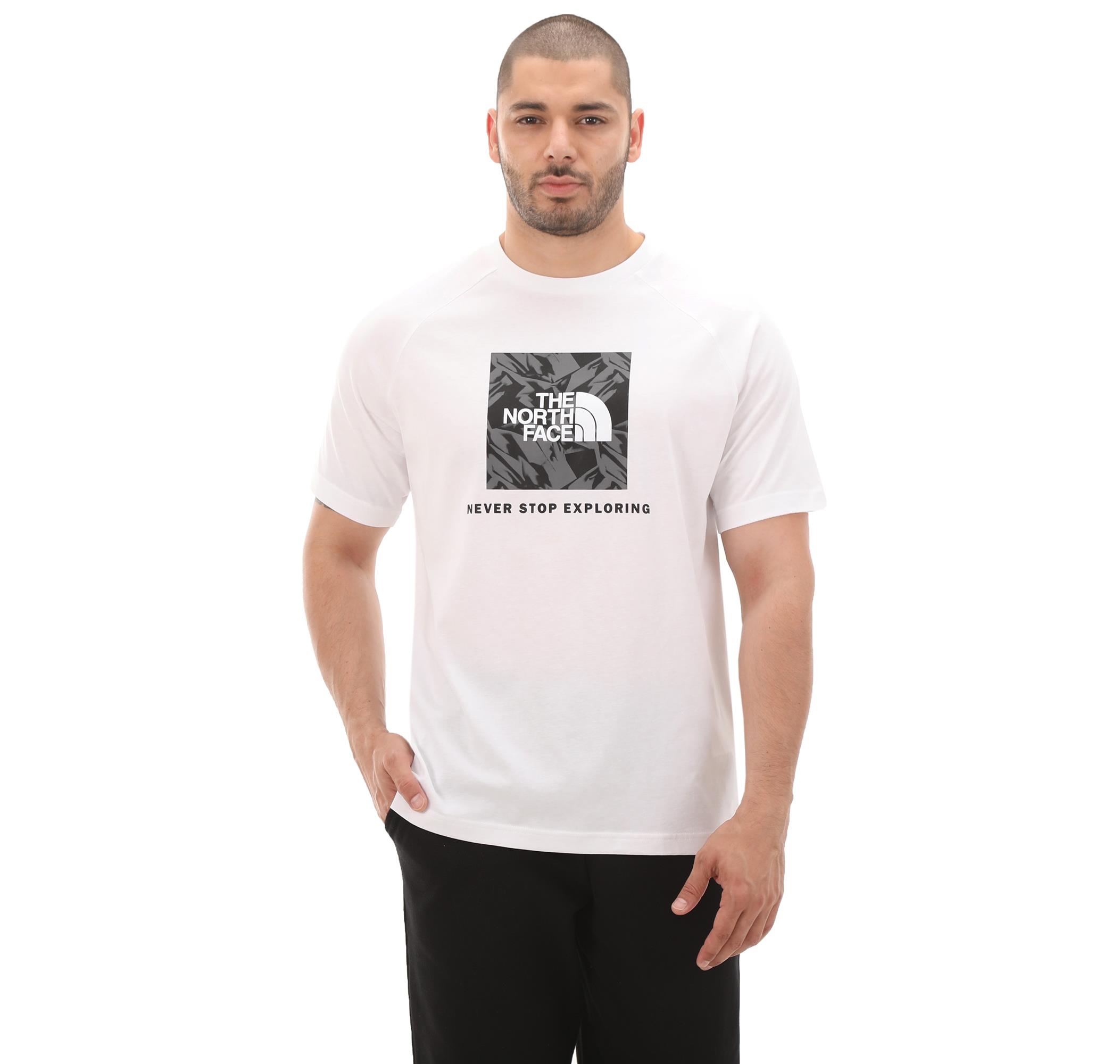 The North Face M S/S Raglan Redbox Tee Erkek Tişört NF0A87NJZI51