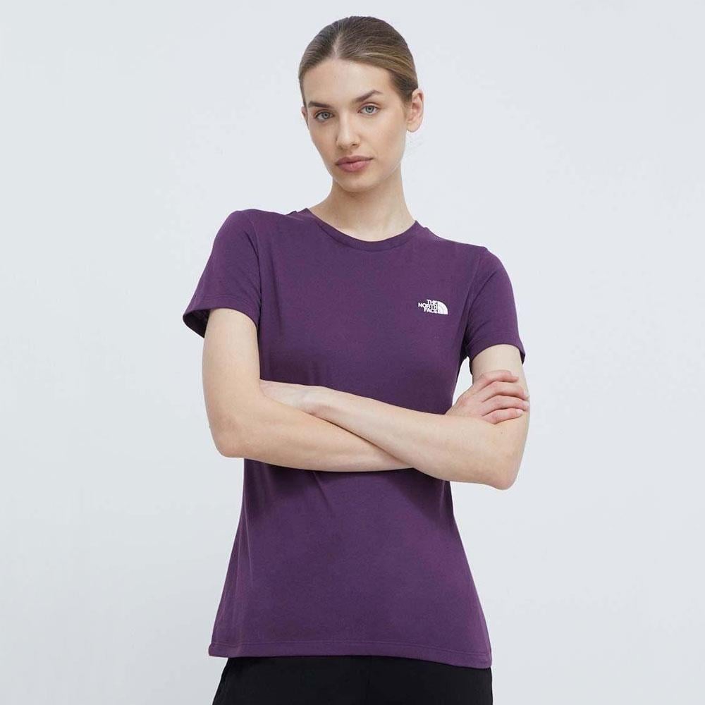 The North Face W S/S Simple Dome Slim Tee Kadın Tişört NF0A87NHV6V1