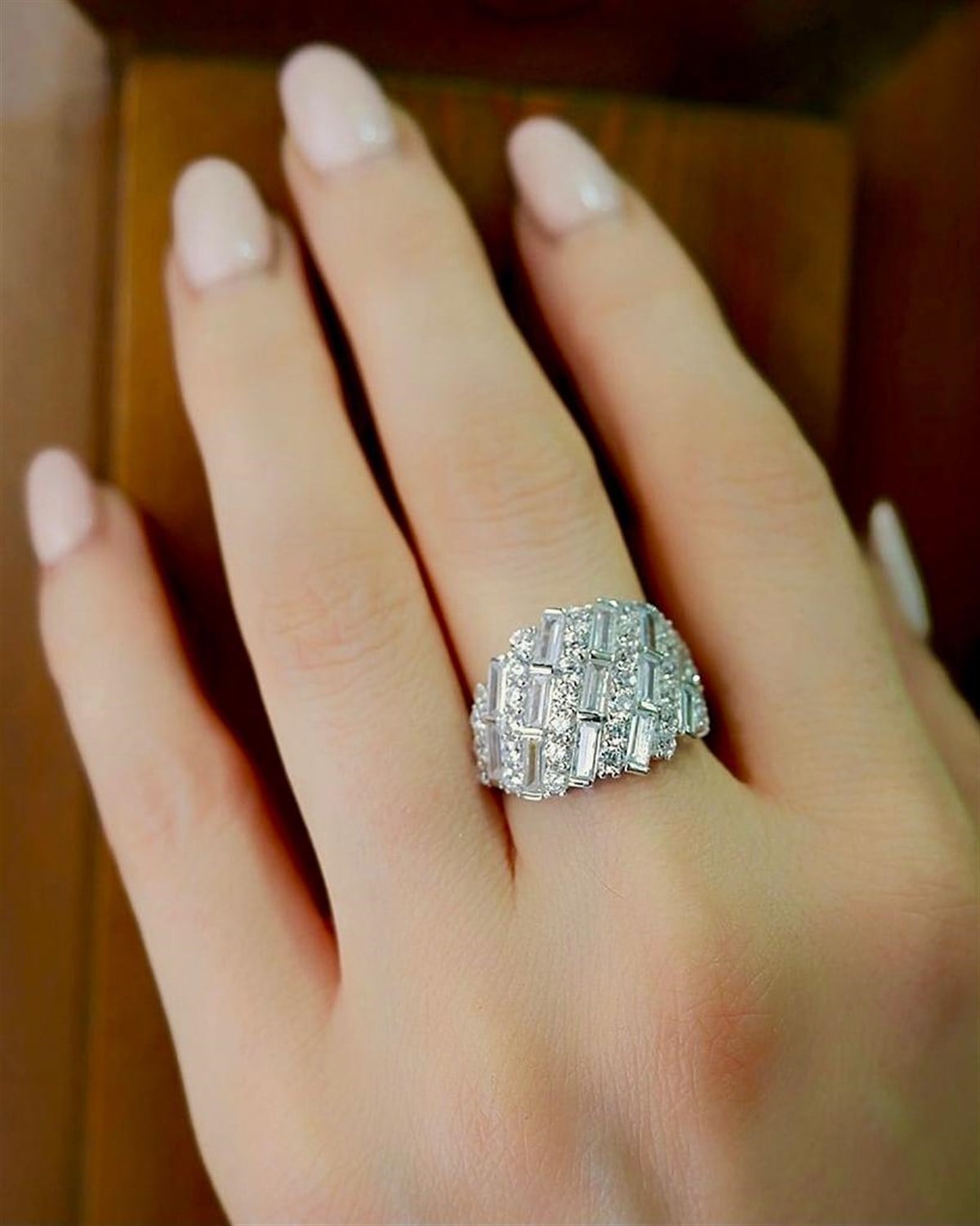 Baget Taşlı Yüzük