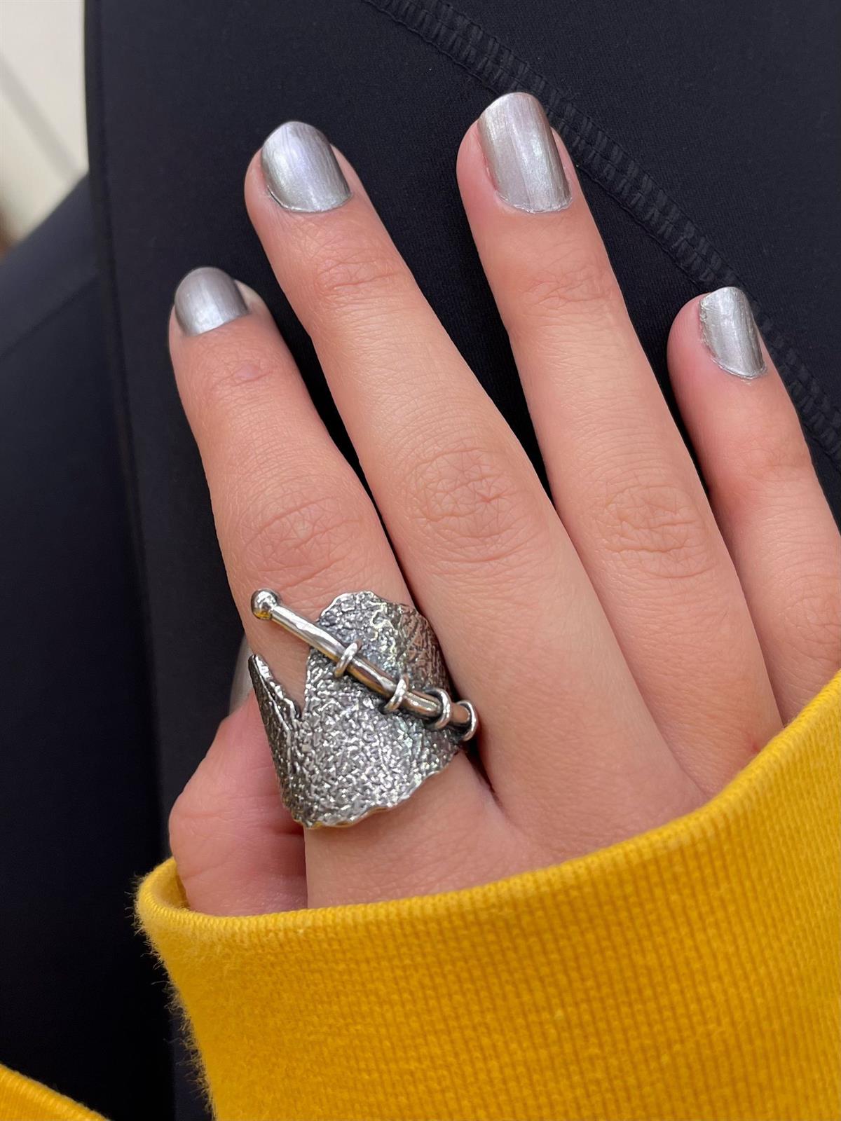 Otantik El Yapımı Yüzük 