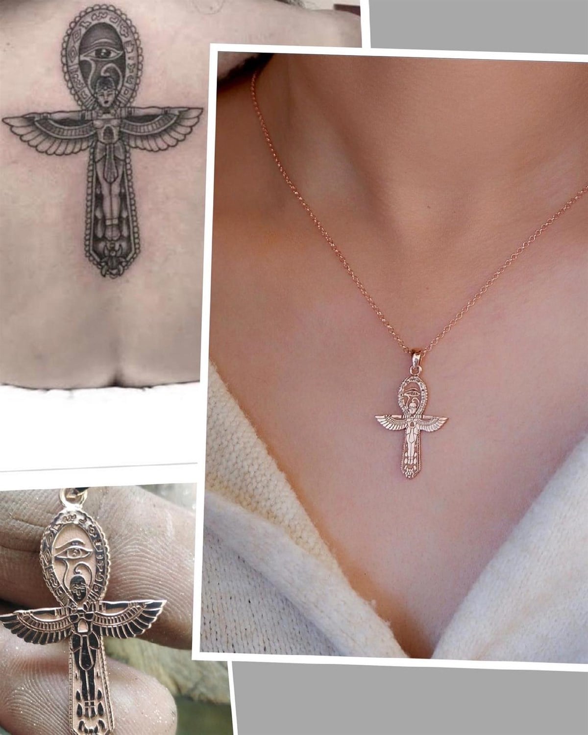 Tanrıça İsis & Ank Kolye