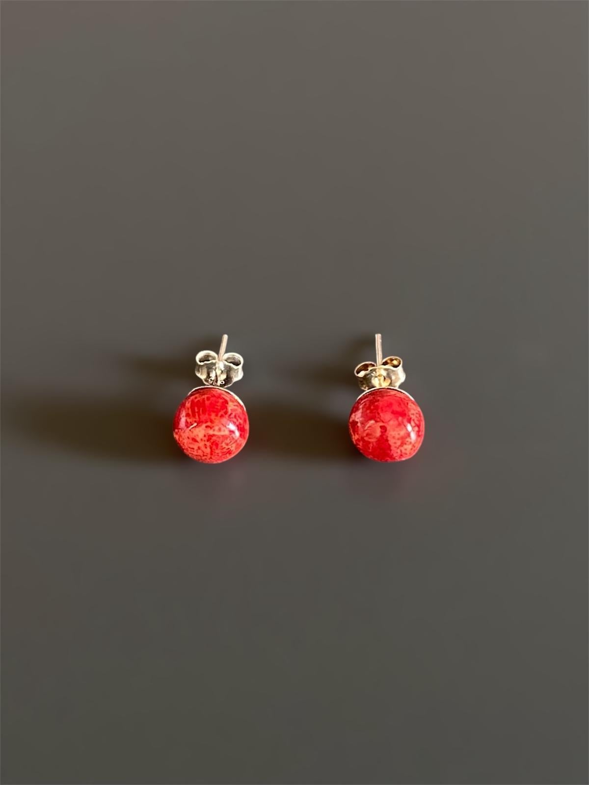 Mercan Top Küpe Küçük