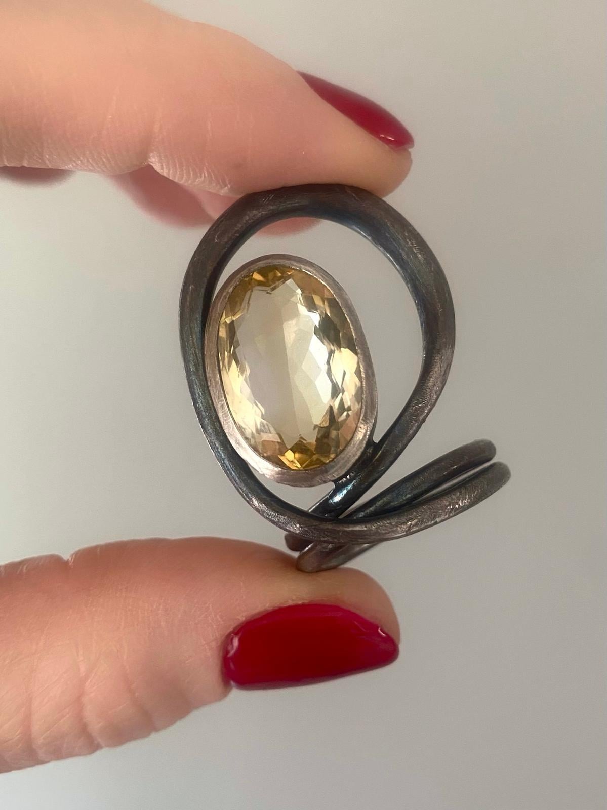 Citrine Tasarım Yüzük