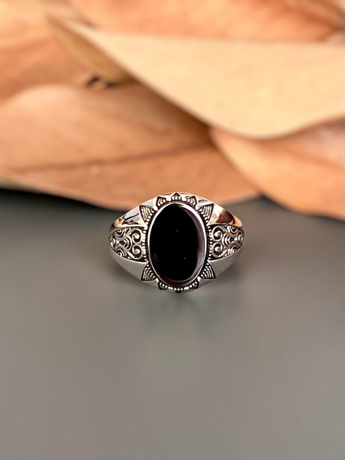 Onyx Taşlı Yüzük 2