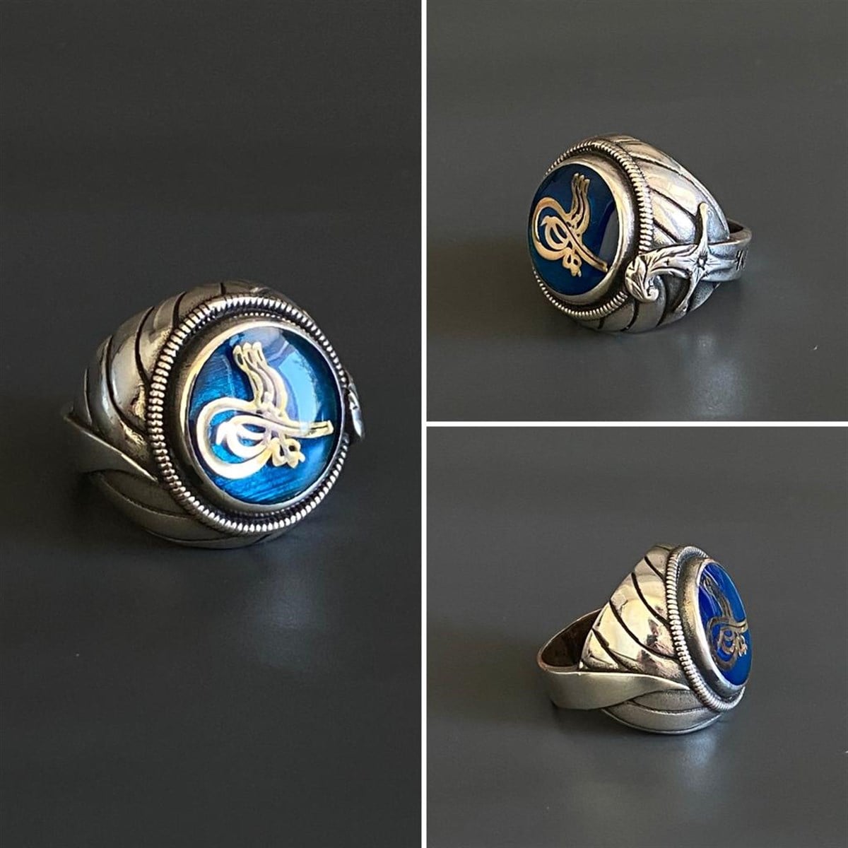 Mineli Tuğra Yüzük 