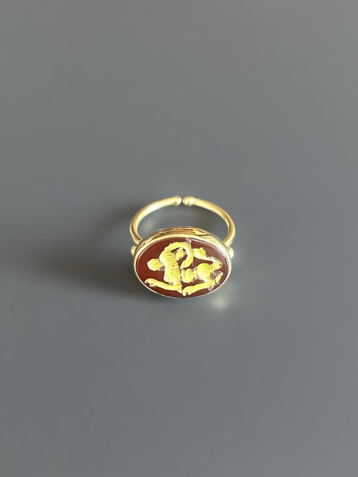 Akik Mitolojik Yüzük 4