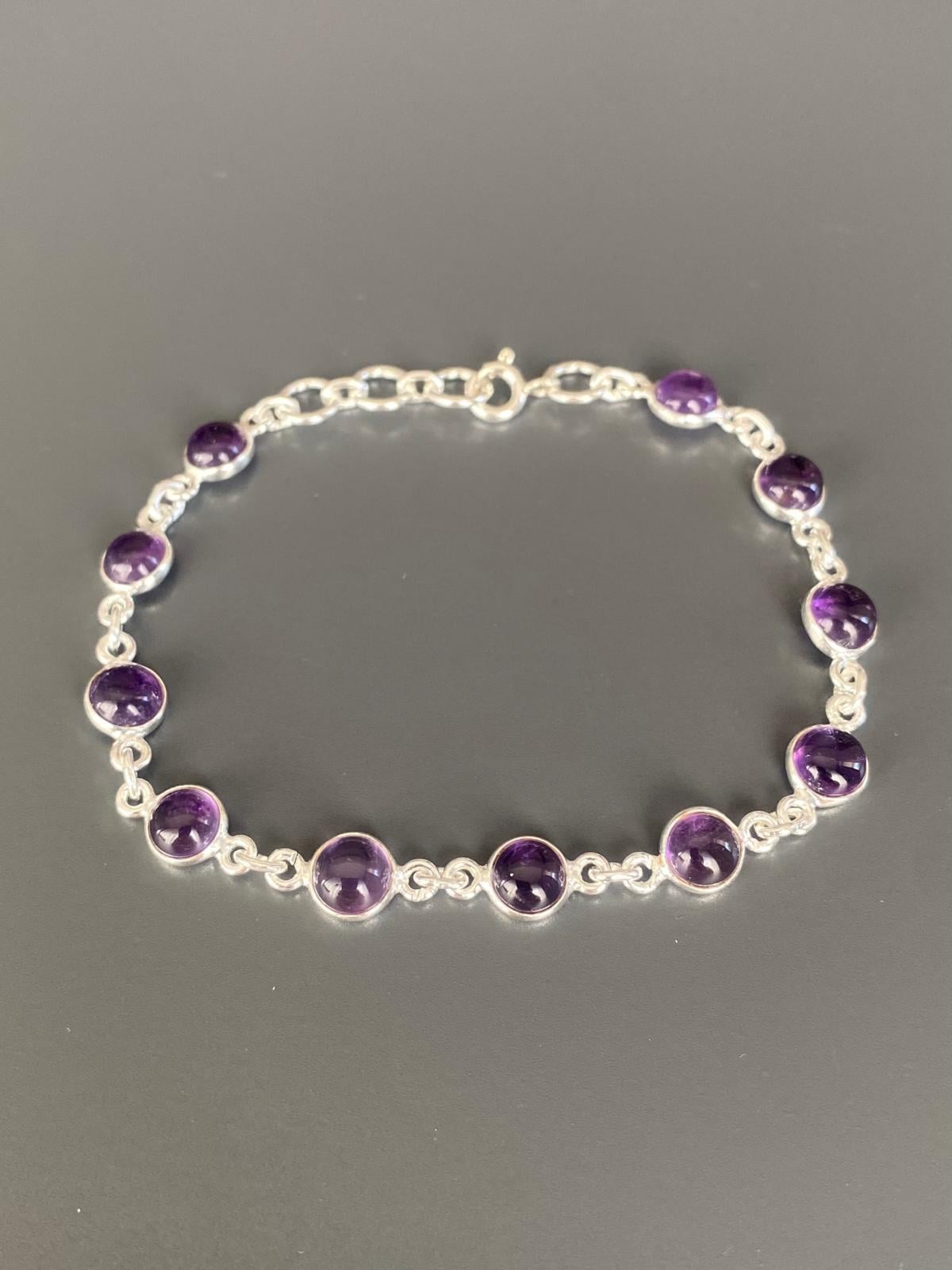 Ametist Taşlı Bileklik