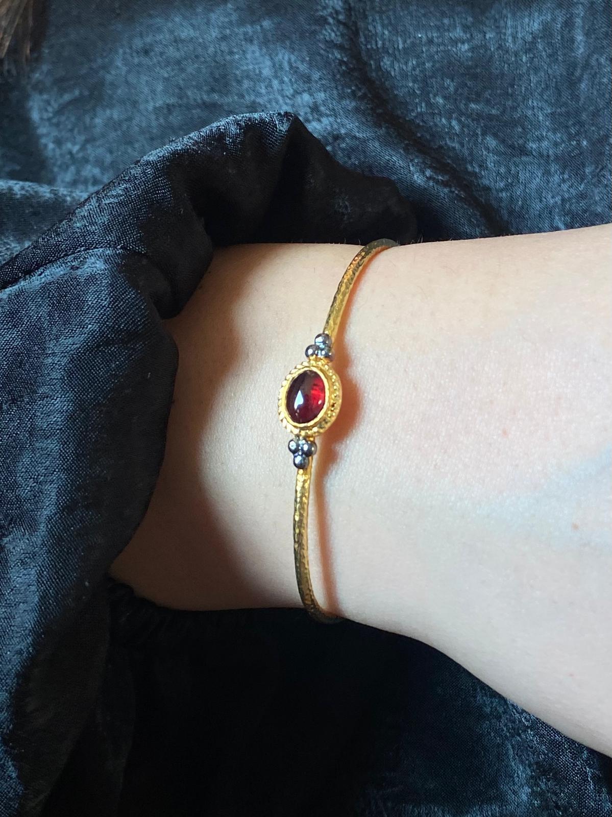 Granat Taşlı Bileklik