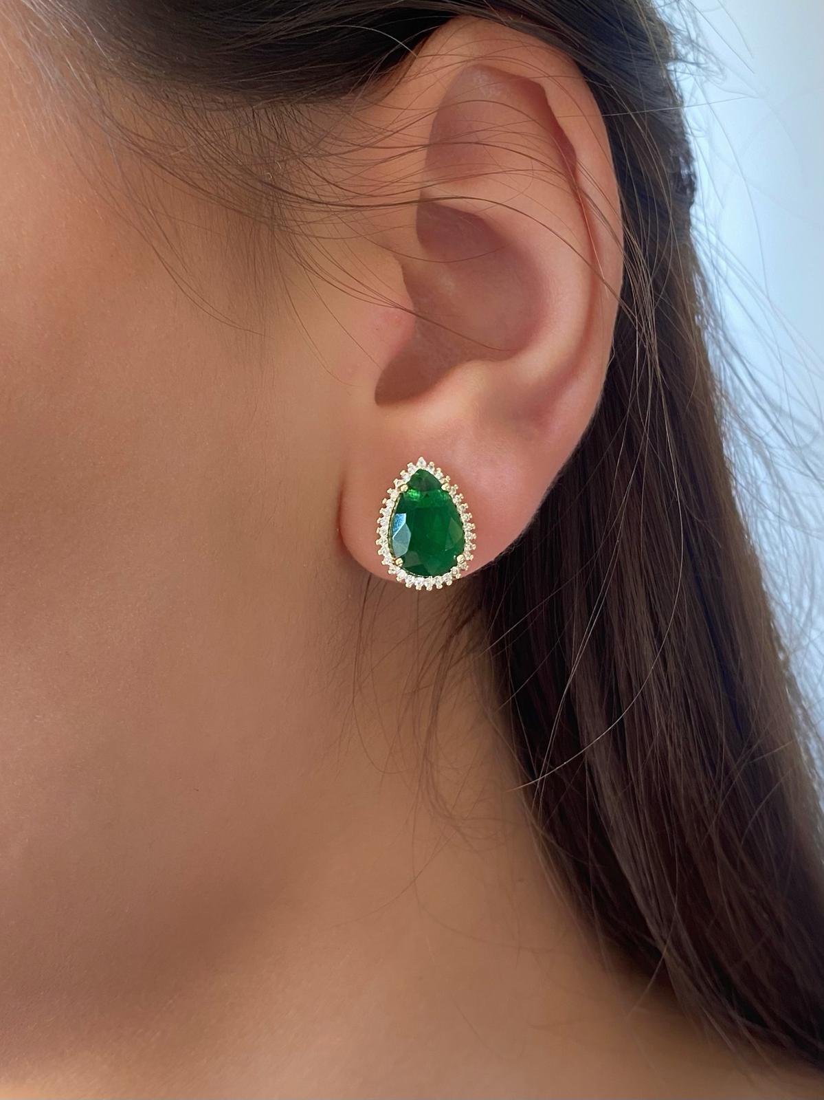 Zebercet Damla Küpe