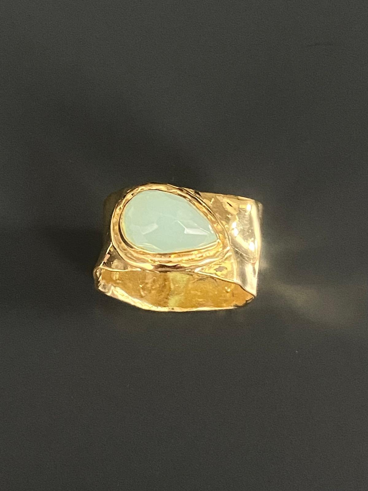Damla Aquamarine Yüzük
