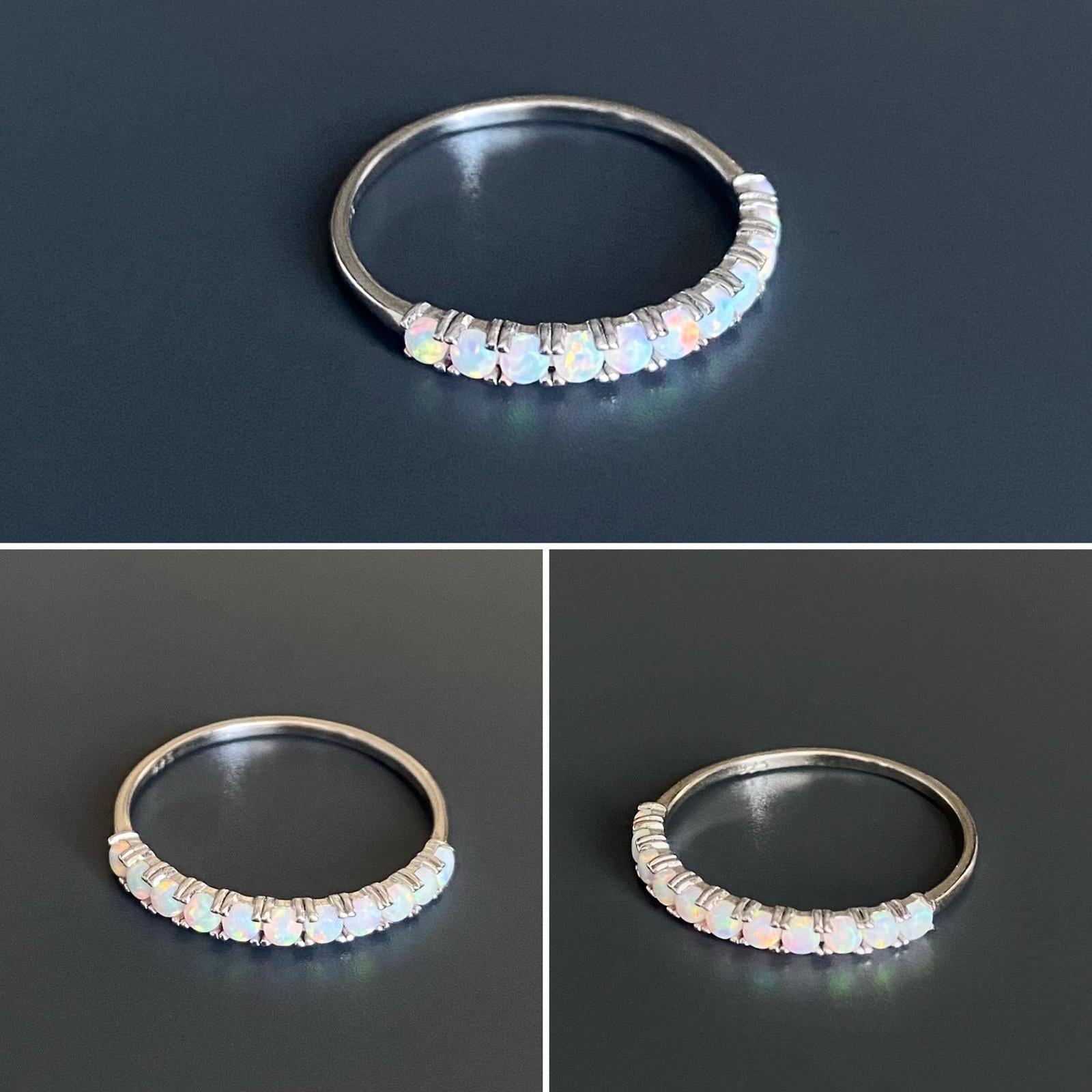 Sıra Opal Taşlı Yüzük