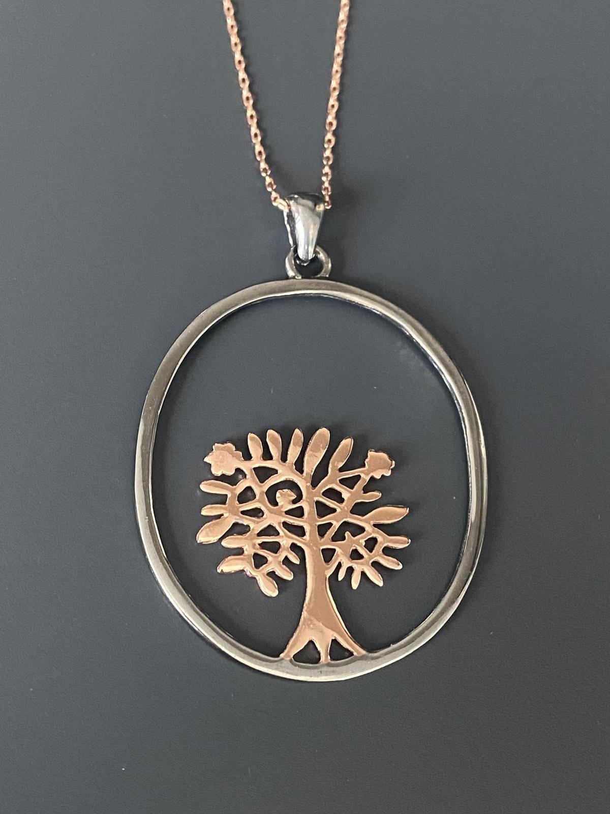 Gold Hayat Ağacı Kolye