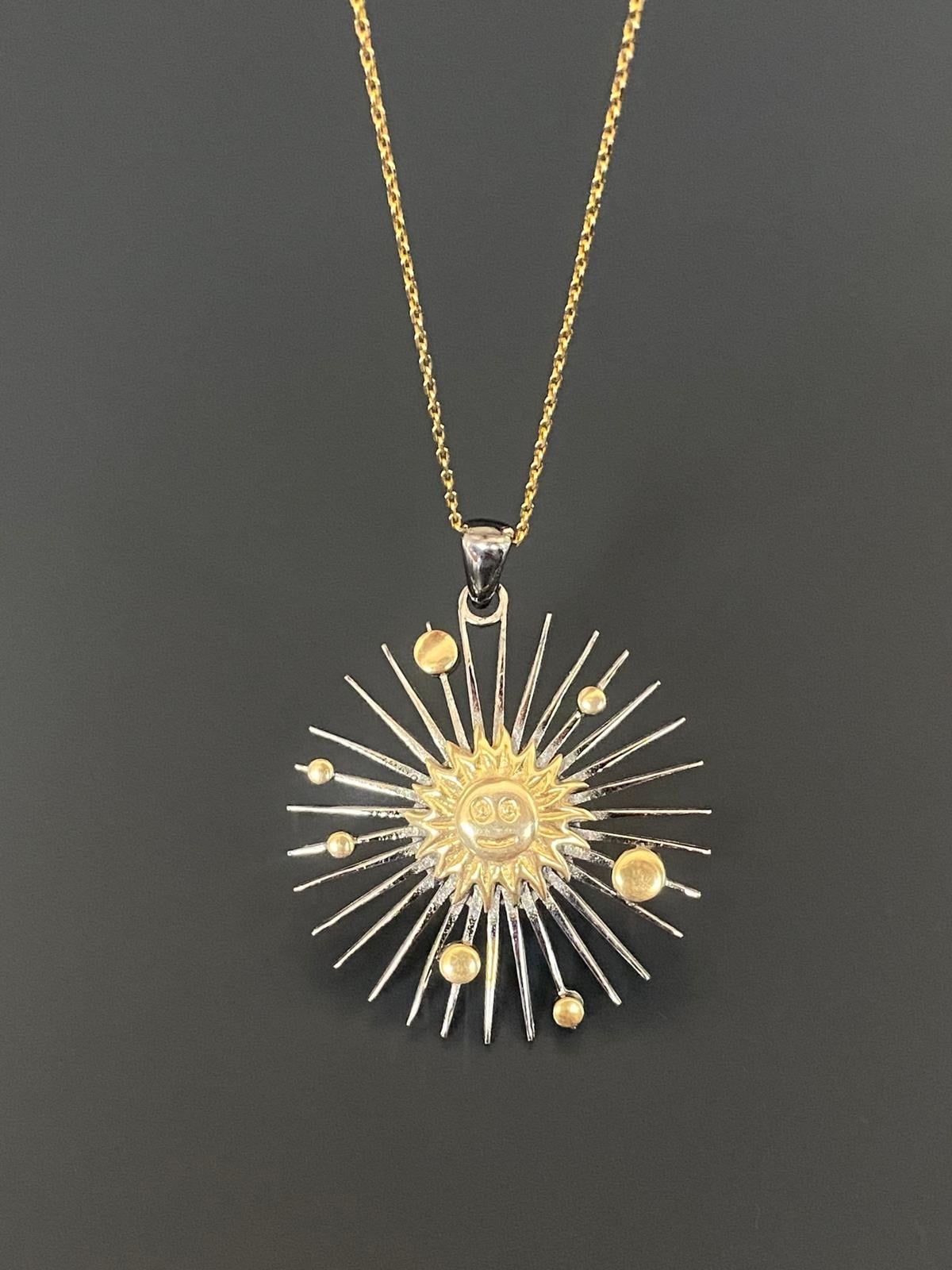 Tasarım Güneş Kolye 