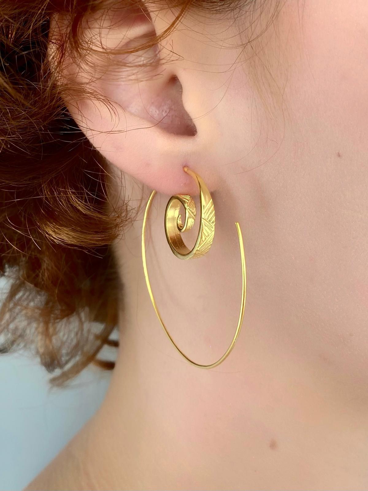 El Yapımı Lava Küpe 2