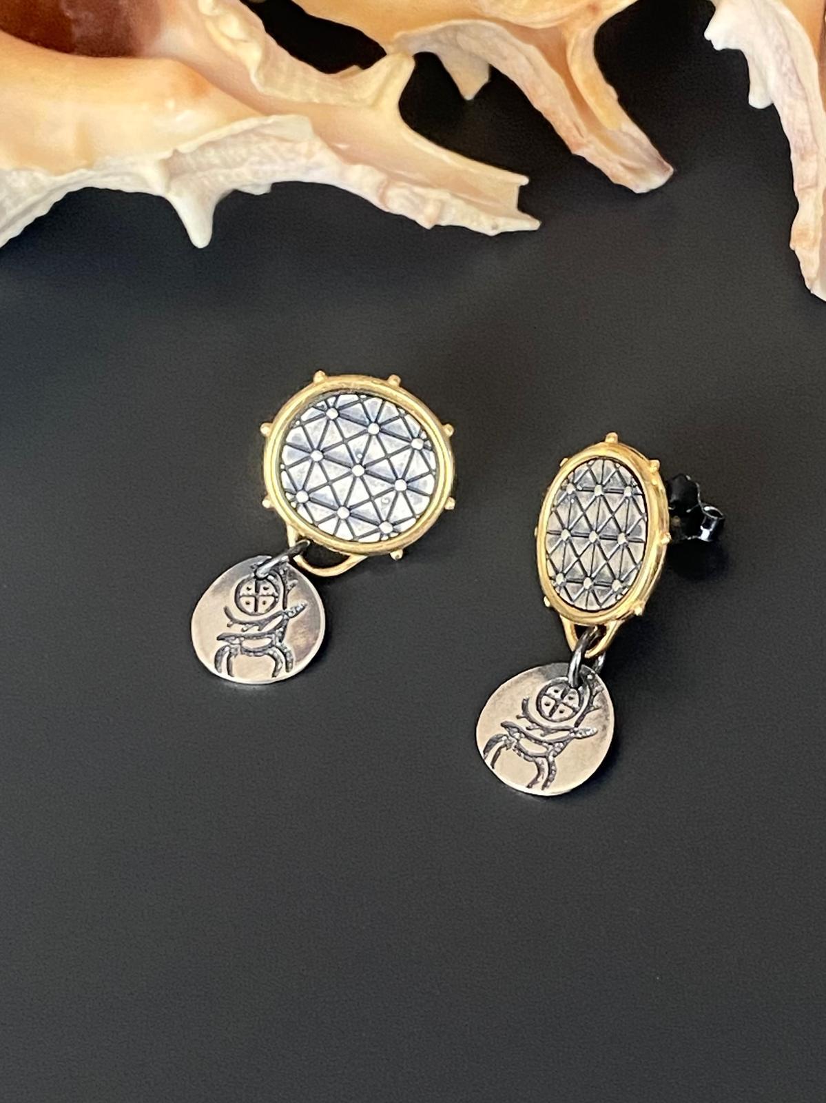 Yaşam Çiçeği Küpe