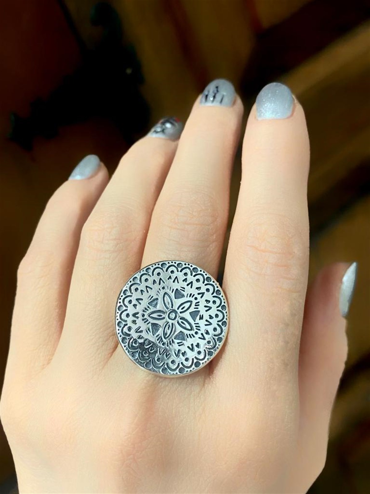 Yuvarlak Etnik Yüzük