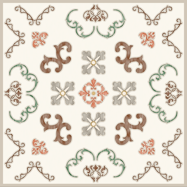 EŞARPDesenli  WOOLLY Seri Eşarp Askısı İle Birlikte 94X94 cm
