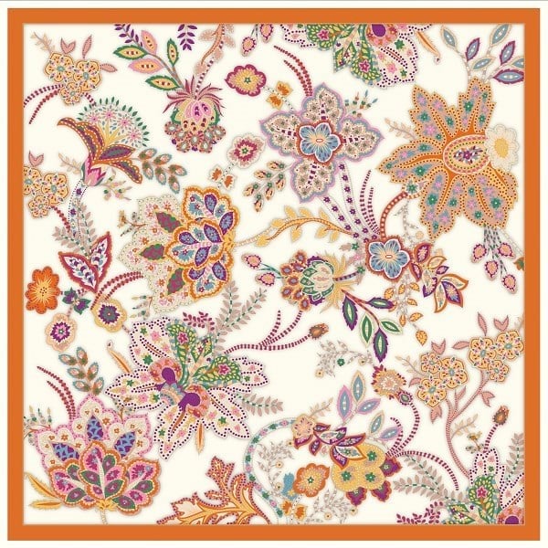 EŞARPDesenli  WOOLLY Seri Eşarp Askısı İle Birlikte 94X94 cm