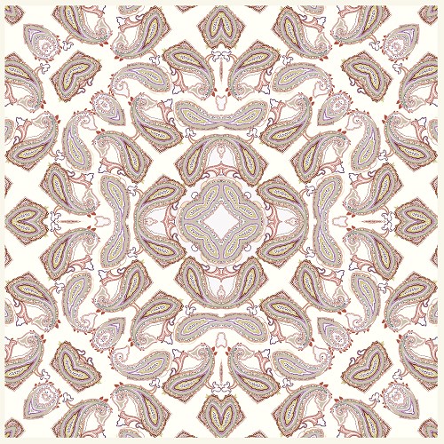 EŞARPDesenli  WOOLLY Seri Eşarp Askısı İle Birlikte 94X94 cm