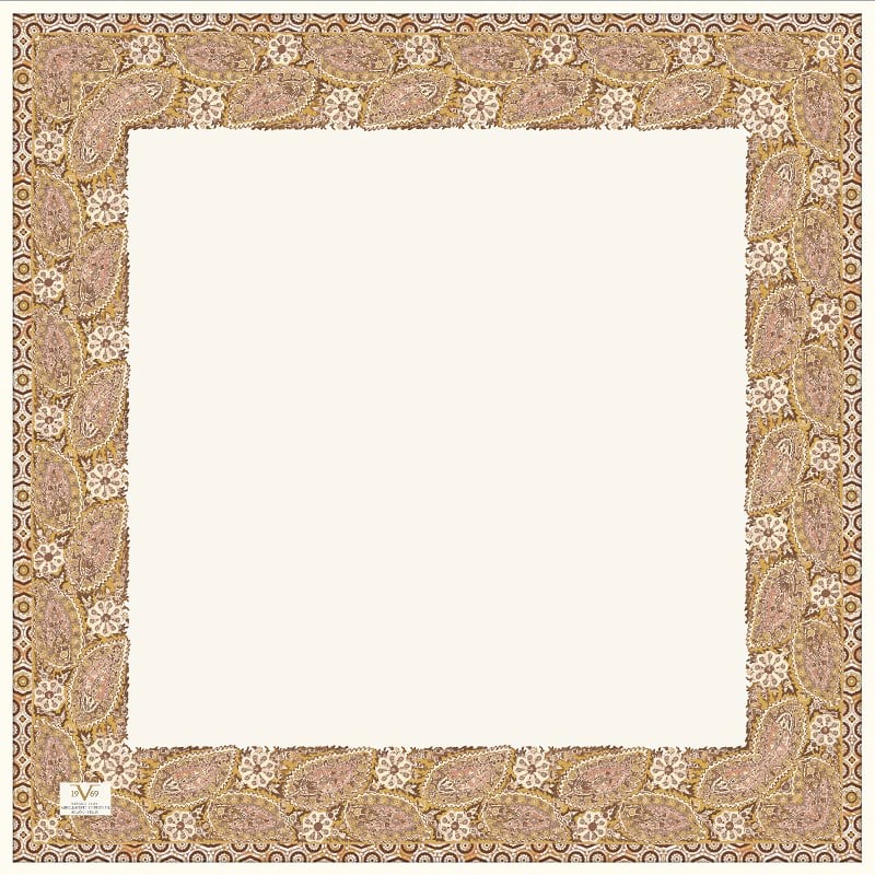 EŞARPDesenli İtalyan Şifon Eşarp Askısı ile Birlikte 90x90 cm