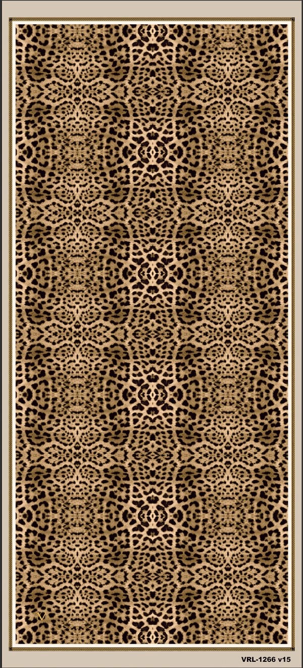 PAVIA ŞALLeopar Desen Pavia Seri Şal Askısı ile Birlikte 90X200 cm