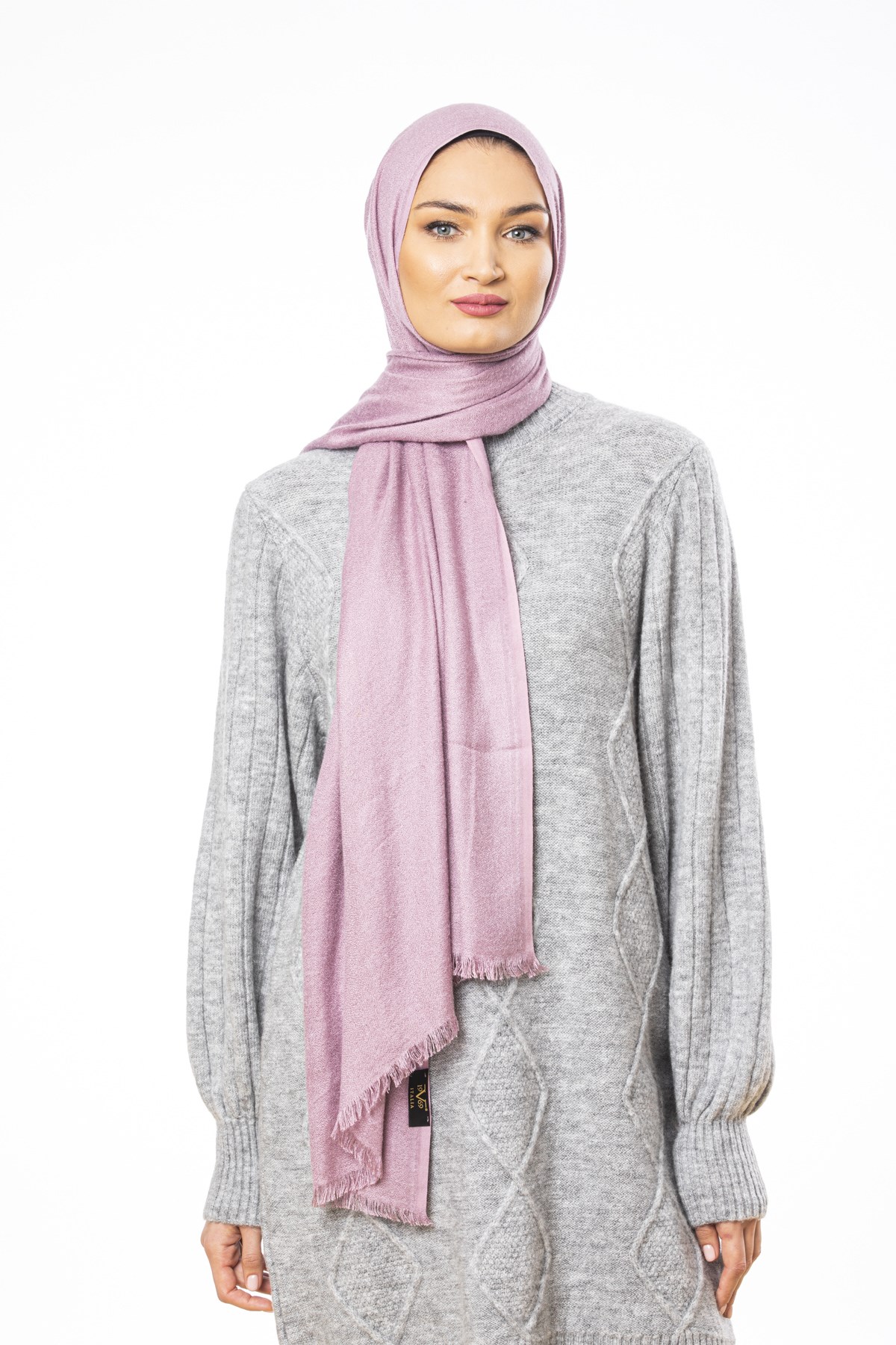 NAPPA ŞALDüz Desen Nappa Seri Şal Askısı ile Birlikte 75x190 cm