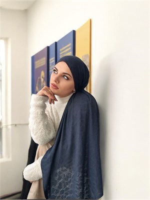 ŞALLeopar Desen Impluse Seri Şal Askısı ile Birlikte 75x200