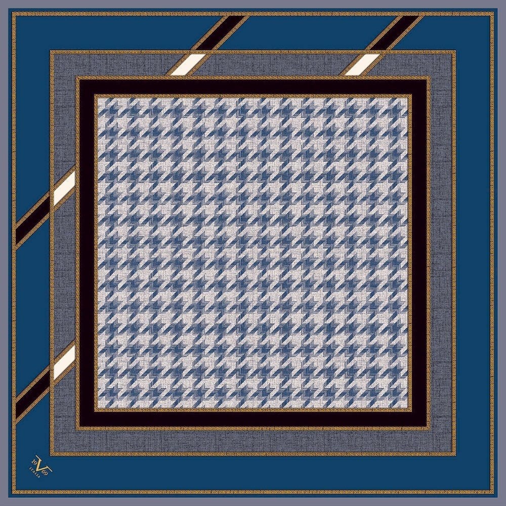 BLACK SERİ EŞARPKazayağı Desen Black Seri Twill Eşarp Askısı ile Birlikte 90x90 cm