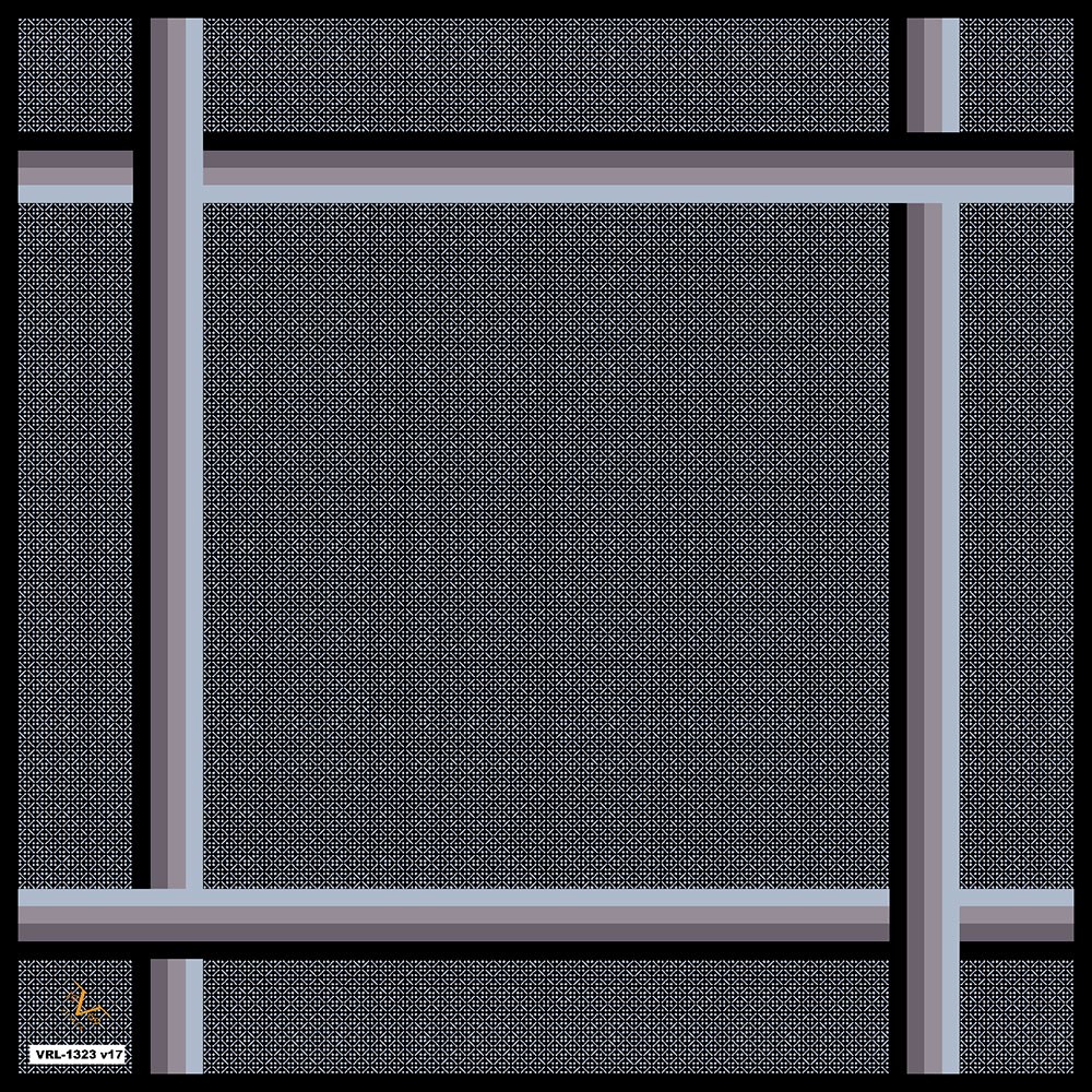 BLACK SERİ EŞARPGeometrik Desen Black Seri Twill Eşarp Askısı ile Birlikte 90x90 cm