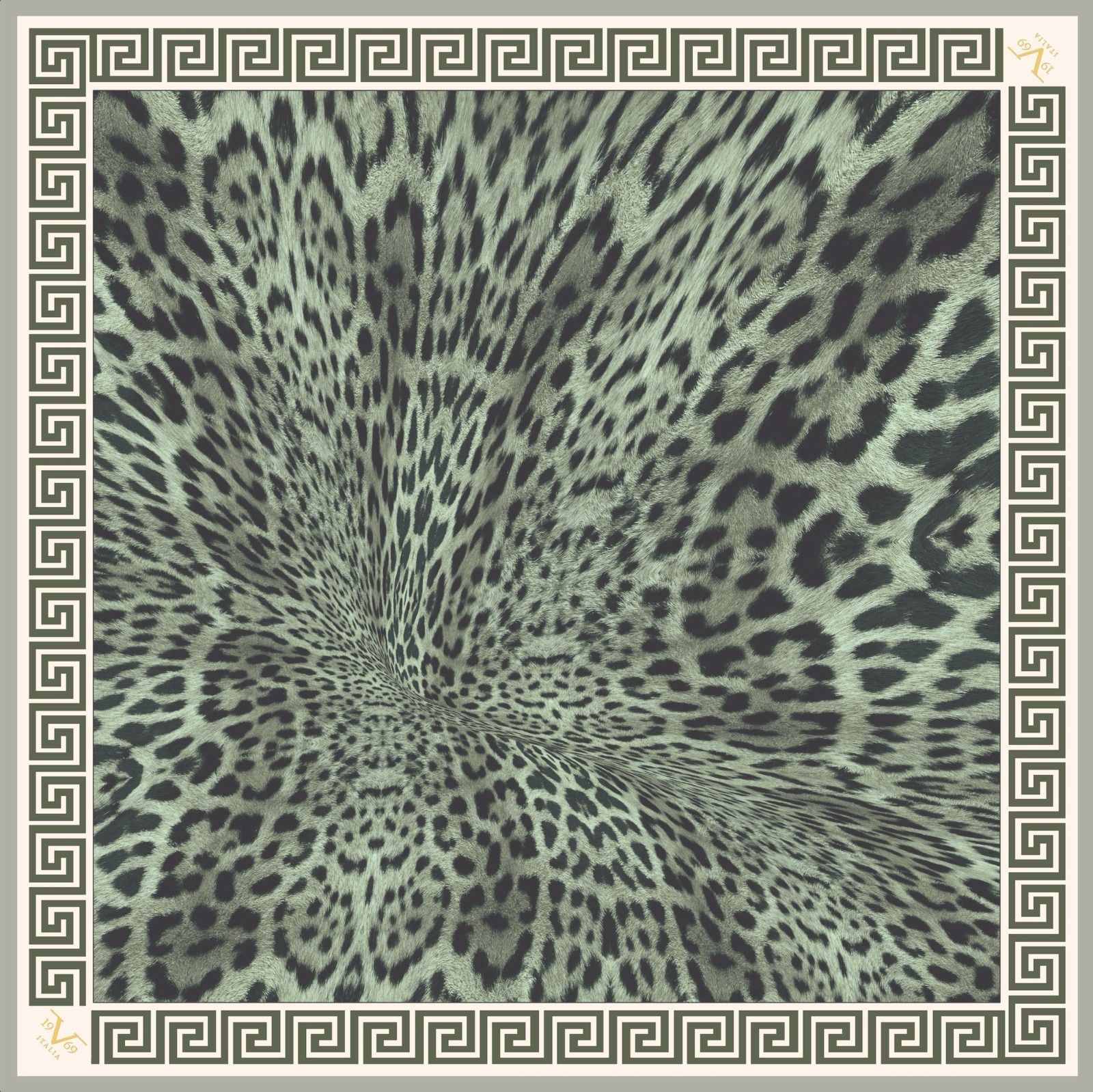 EŞARPDesenli Elegante Seri Viscon Eşarp Askısı ile Birlikte 100x100 cm