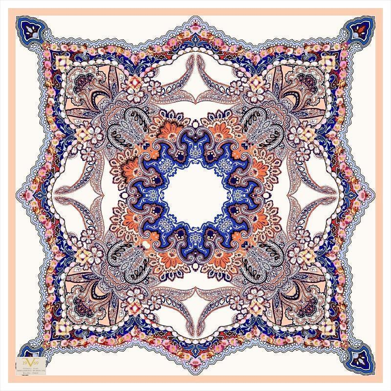 EŞARPEtro Desen WOOLLY Seri Eşarp Askısı İle Birlikte 94X94 cm