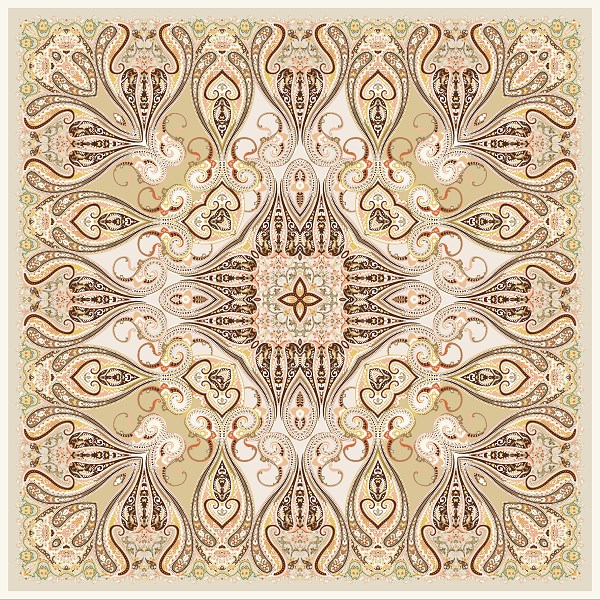 EŞARPDesenli  WOOLLY Seri Eşarp Askısı İle Birlikte 94X94 cm