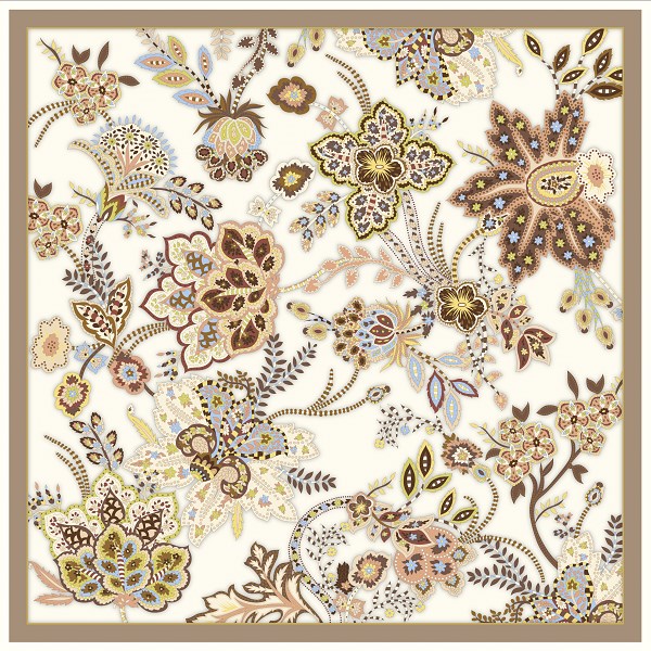 EŞARPDesenli  WOOLLY Seri Eşarp Askısı İle Birlikte 94X94 cm
