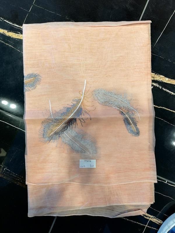 ŞALOrganze İpek Cotton Seri Şal Askısı ile Birlikte 90X200 cm
