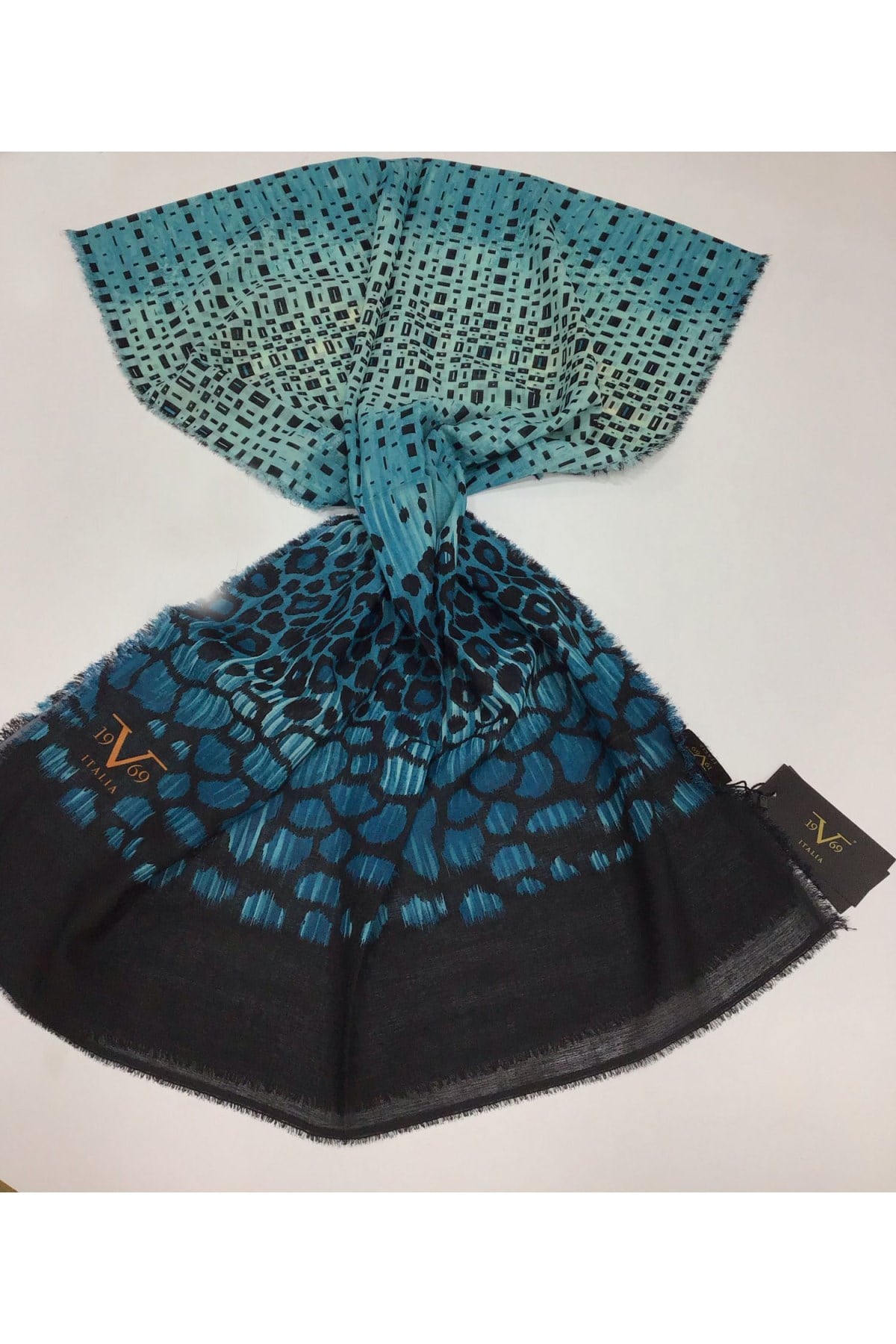 HAITI ŞALEtnik Desen Haiti Seri Şal Askısı ile Birlikte 80x190 cm
