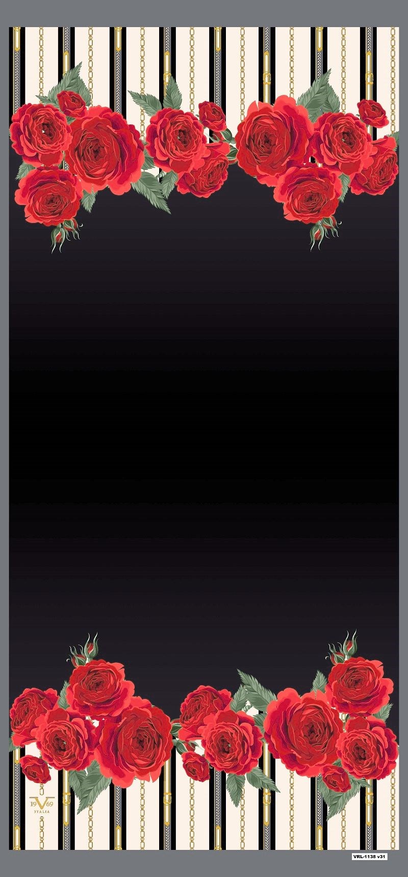 PAVIA ŞALÇiçekli Desen PAVİA Seri Şal Askısı ile Birlikte 90X200 cm
