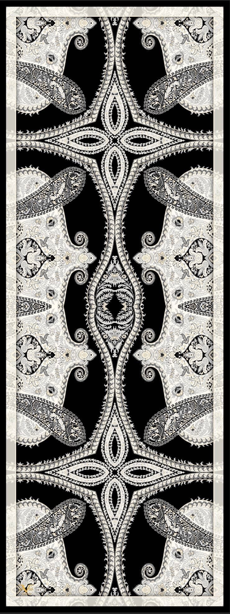 ŞALDesenli Modal Seri Şal Askısı İle Birlikte 75x200 cm