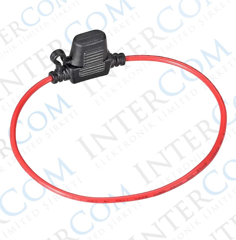  IC-237D-2 Mini Kablolu Bıçak Sigorta Yuvası Su Geçirmez