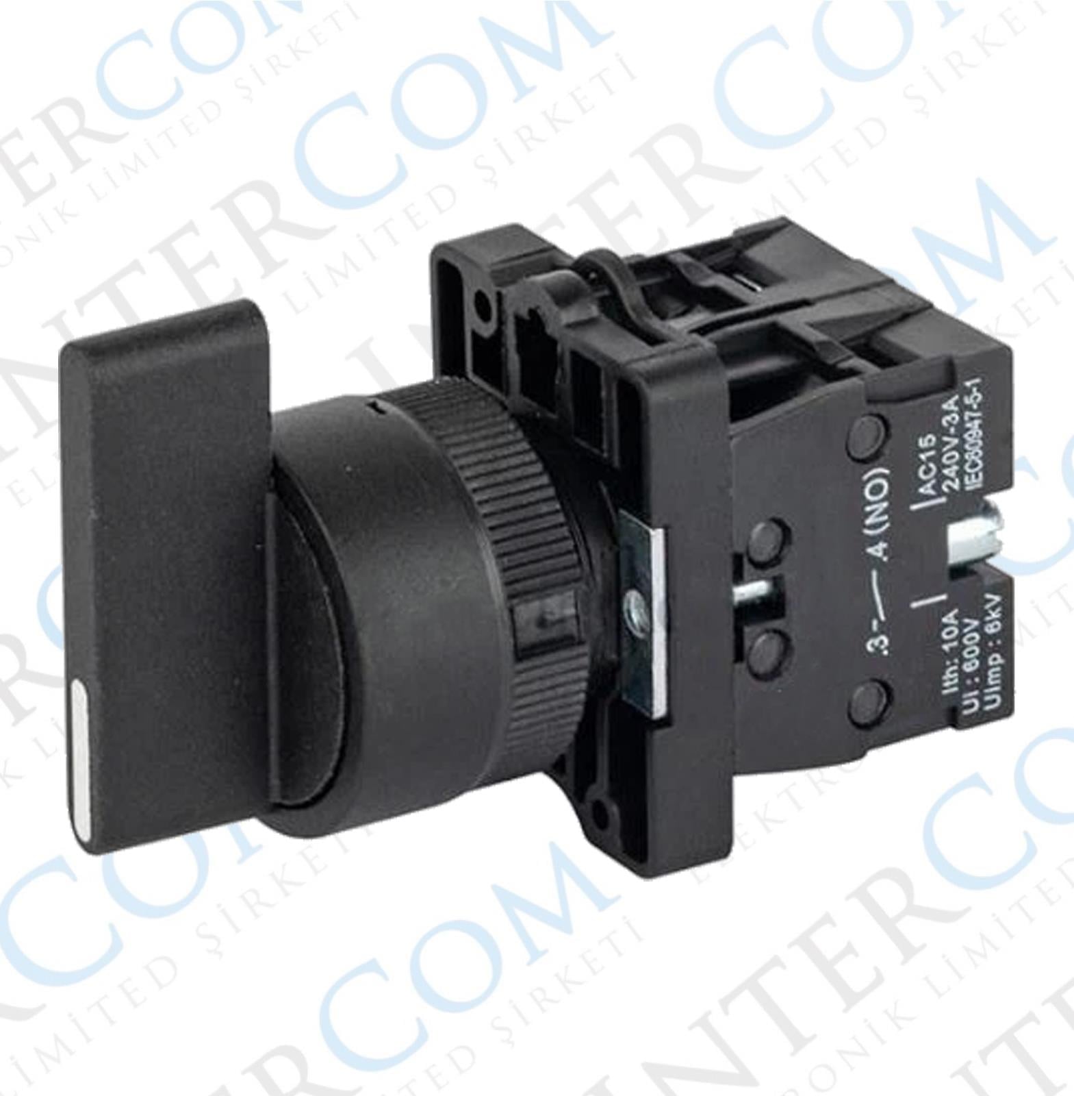 LAY5-EJ53 22mm Uzun Mandal 1-0-2 Yaylı (2NO)