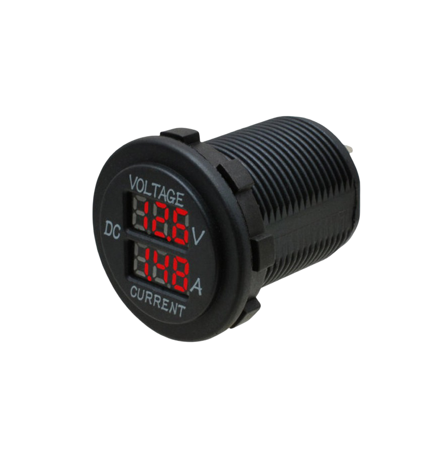 IC-231E Pano Tipi Volt-Ampermetre 28mm